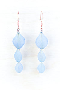 Blue Hydrangea ‘Expression’ Cascade Earrings