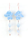 Blue Hydrangea ‘Expression’ Beaded Earrings
