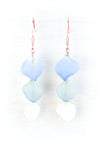Blue Ombré Hydrangea Cascade Earrings