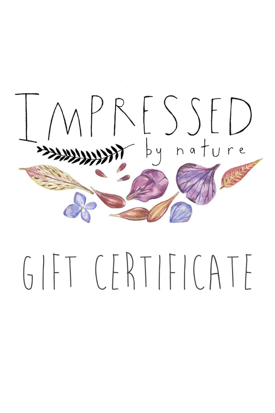 IMPRESSED by nature Gift Card